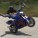 Stunt moto en amateur