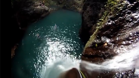 canyoning bali