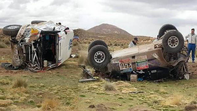 double crash dakar 2015