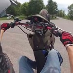 Stunt moto en Derbi 50cc