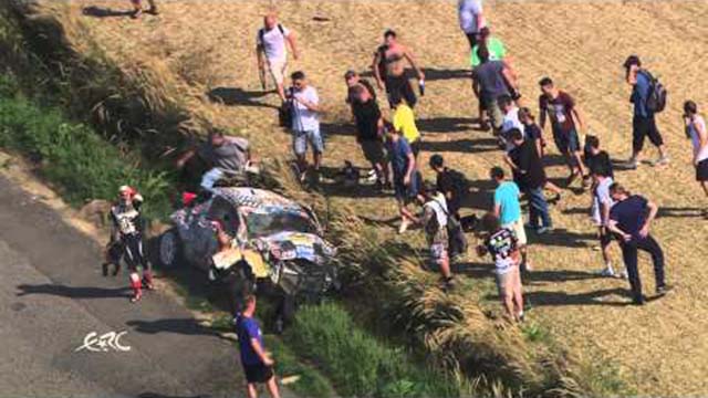 Énorme crash de Robert Consani