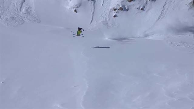 Ski freeride avec Hugo Carraz