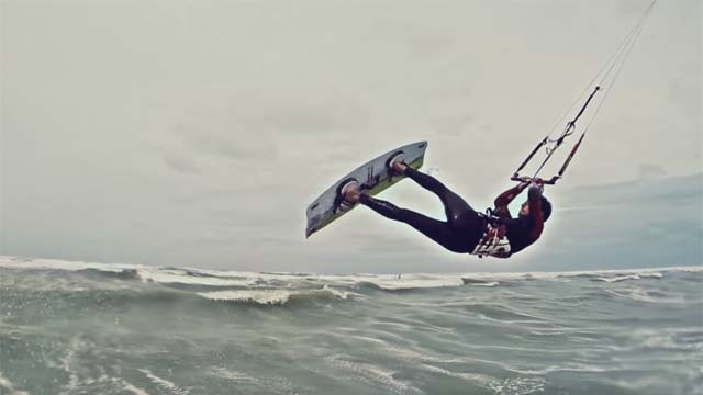 GoPro : Kitesurf à Hardelot