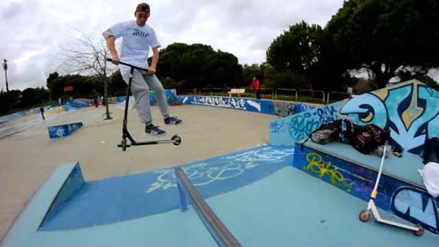 Trottinette freestyle : Antoine Gossuin