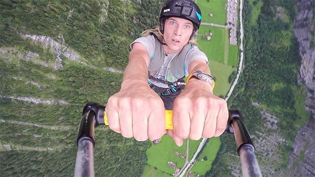 quentin lucon parapente basejump