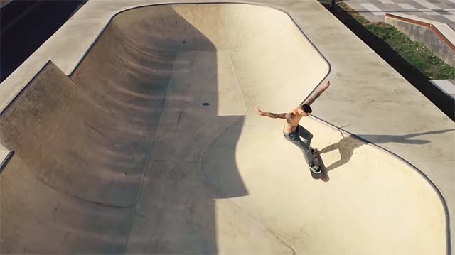 film skate plan sequence drone