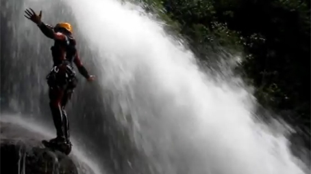 canyoning bali