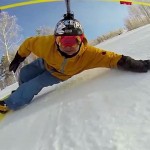 Slalom snowboard : Alexander Baskakov en GoPro !