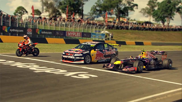 moto vs f1 vs car