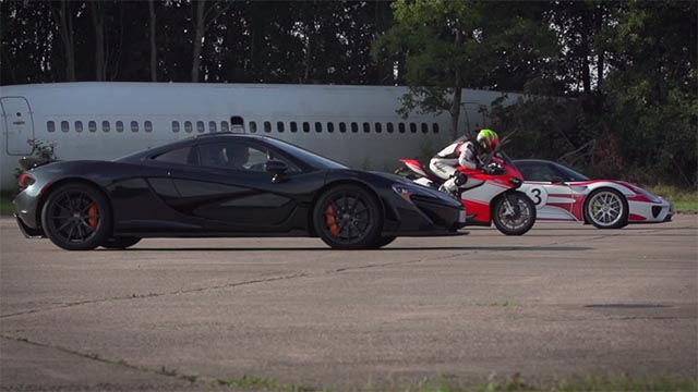 McLaren P1 vs. Porsche 918 Spyder vs. Ducati 1199 Superleggera
