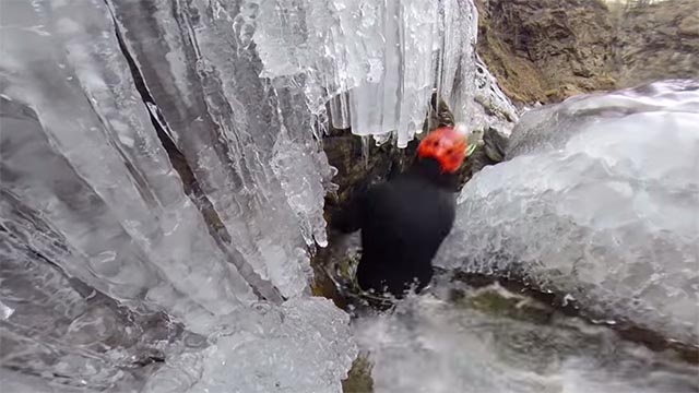 canyoning hiver