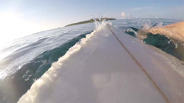 Surf aux Maldives avec Hugo Prins