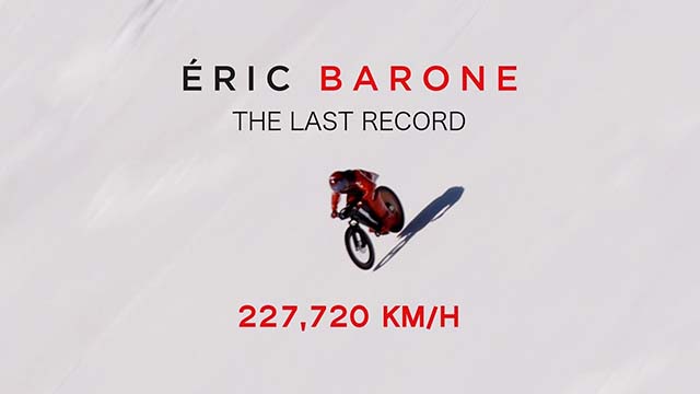 record vitesse vtt neige
